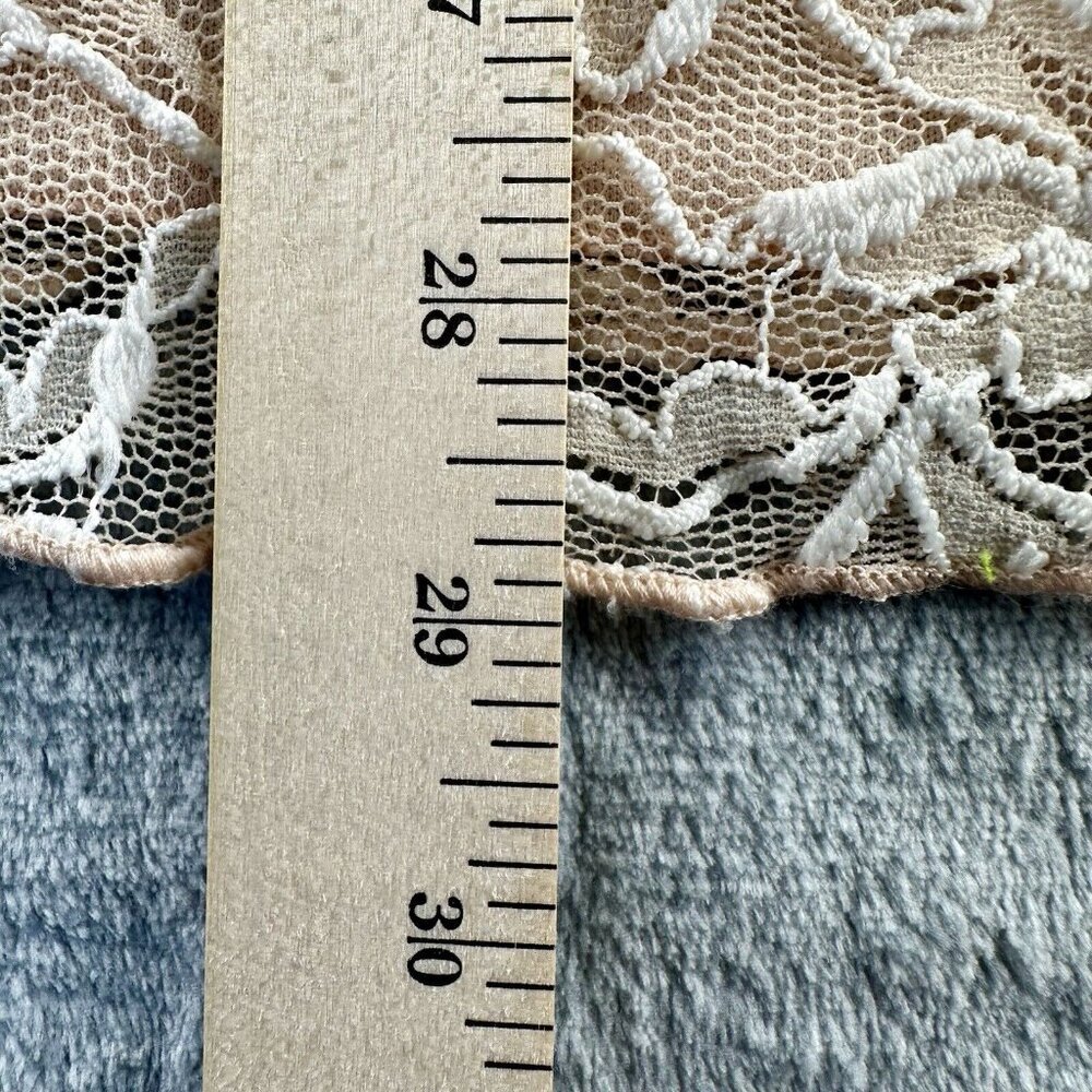 DressBarn Lace Overlay Blouse Women’s 3X Pink Short Sleeve Wedding *Made in USA* - Picture 3 of 11